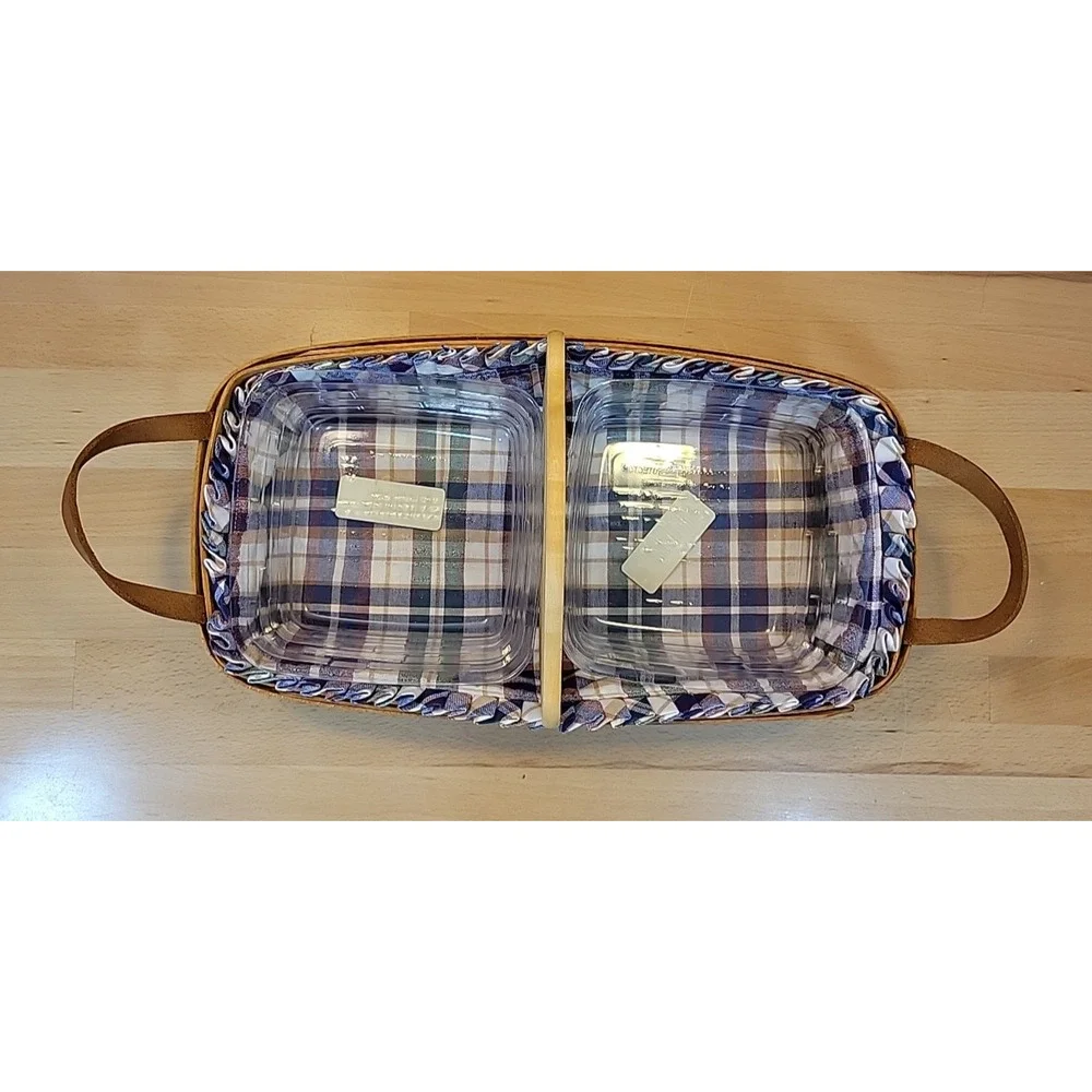 Longaberger divided basket
